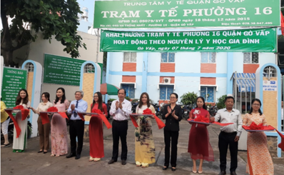 Quận Gò Vấp chính thức ra mắt trạm y tế điểm thứ hai hoạt động theo nguyên lý Y học gia đình