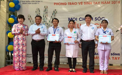 Bệnh viện Quận 11 tổ chức lễ phát động phong trào vệ sinh tay năm 2019