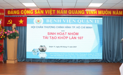 Sinh hoạt nhóm Tái tạo khớp lần thứ 107 tại Bệnh viện Quận 11
