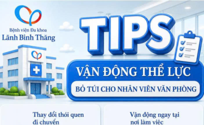 “Tips” vận động thể lực bỏ túi cho nhân viên văn phòng