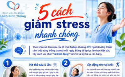 5 cách giảm stress nhanh chóng