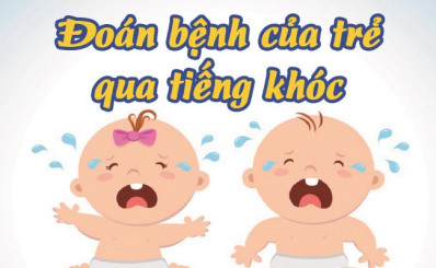 Đoán bệnh của trẻ qua tiếng khóc